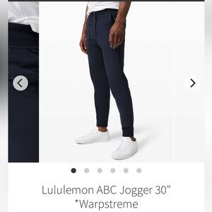 lululemon ABC jogger navy